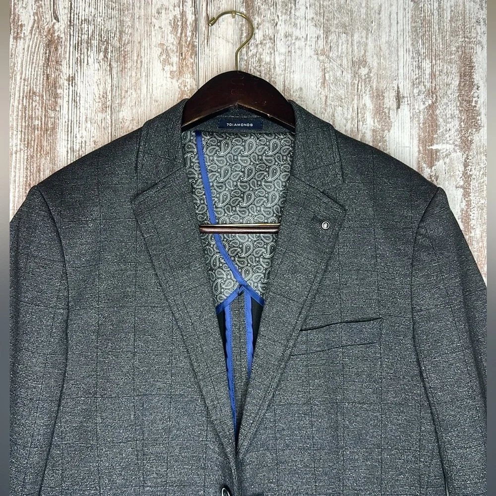 7Diamonds Clayton Stretch Blazer Sz M